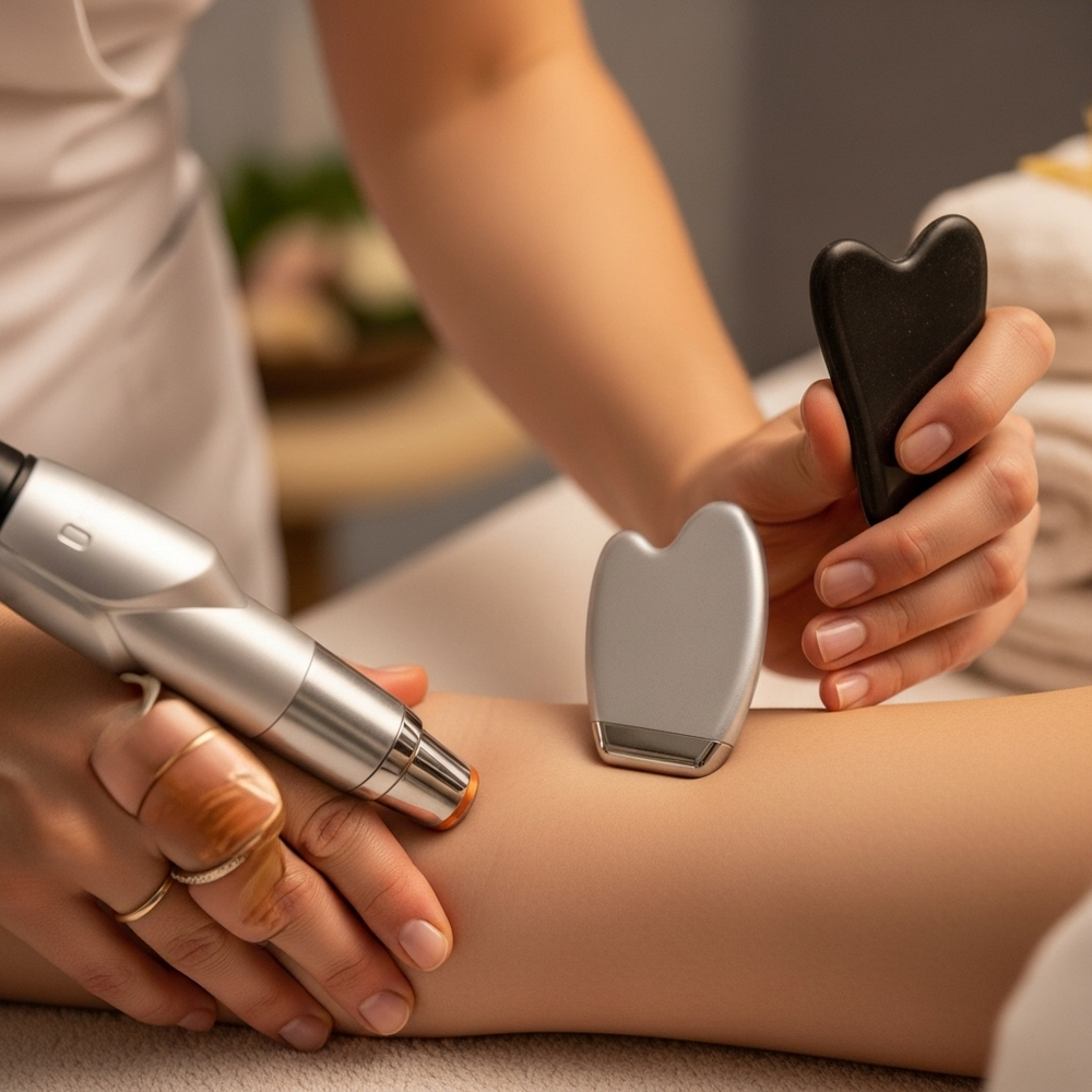 Associações de aparelhos e massagens